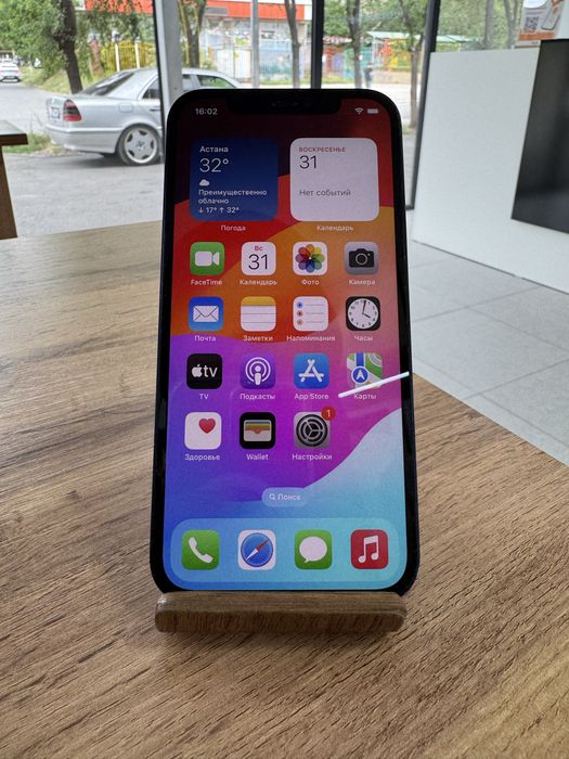 iPhone 12•64GB/77%Black Айфон 12•64Гб/77% Қара