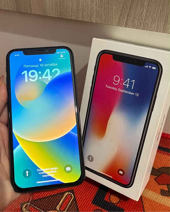 Продам iPhone X 64GB 100% аккумулятор