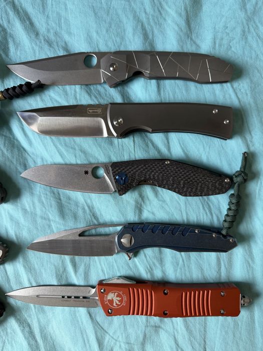 Briceag Microtech, Spyderco, Rockstead, Chaves