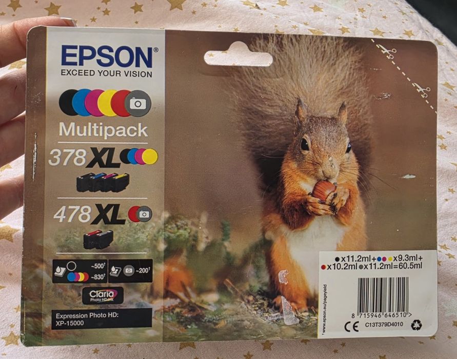 Касети за цветен принтер Epson 6 цвята