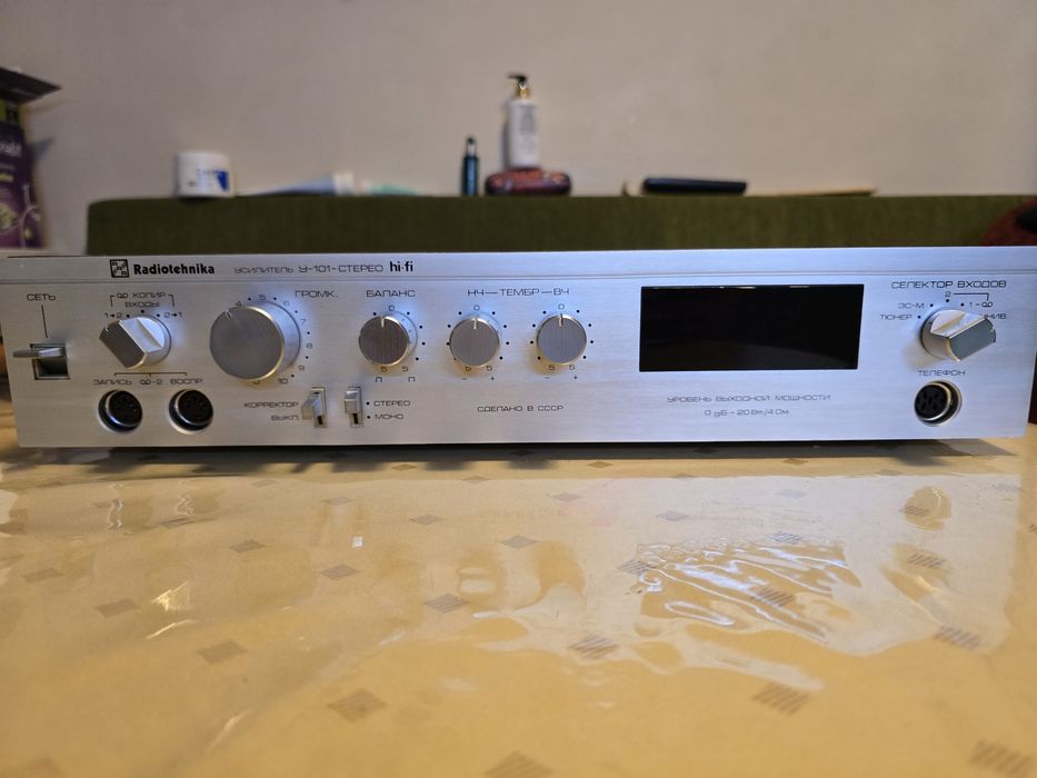 Усилитель Радиотехника у 101 идеал