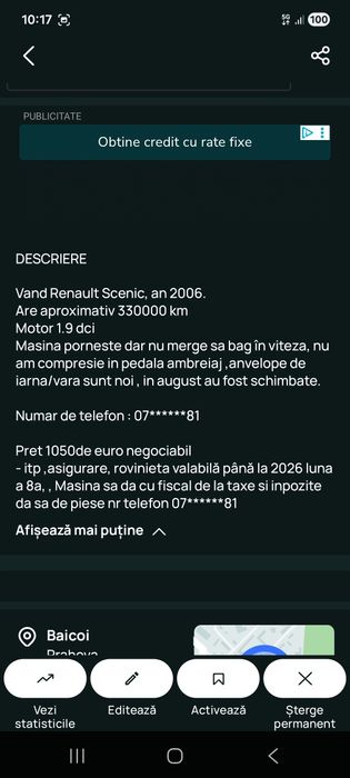 Renault Scenic 2006 1.9dci