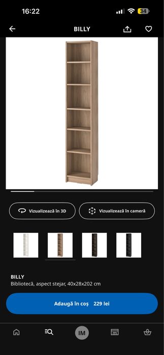 3 Biblioteci IKEA BILLY