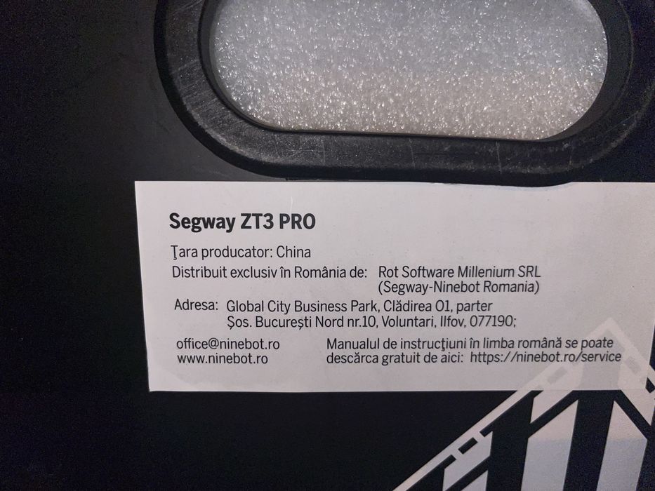 Trotineta Segway ZT3 PRO