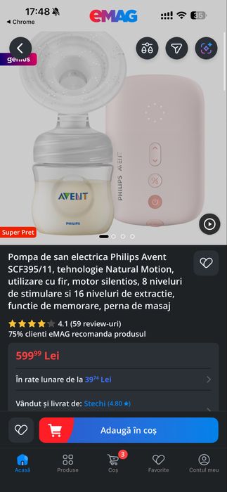 pompa elecrtrica san philips