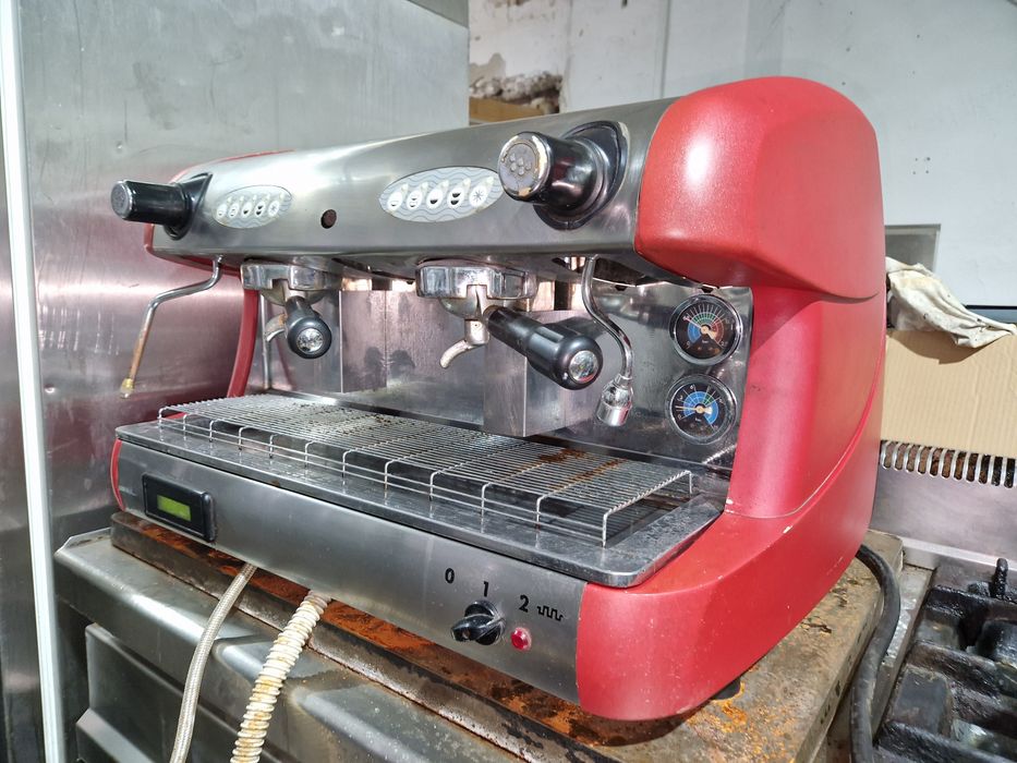 Espresor cafea 2 brate, servisat, din inox