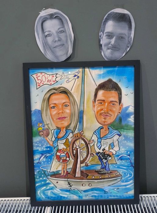 Caricaturi la comanda(pictate manual)