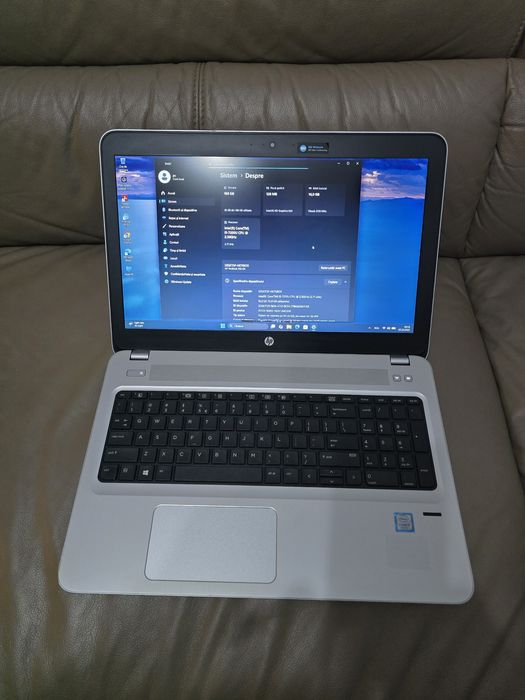 Laptop HP, i5-7200, ram 16g , ssd 180gb, bat 4 ore