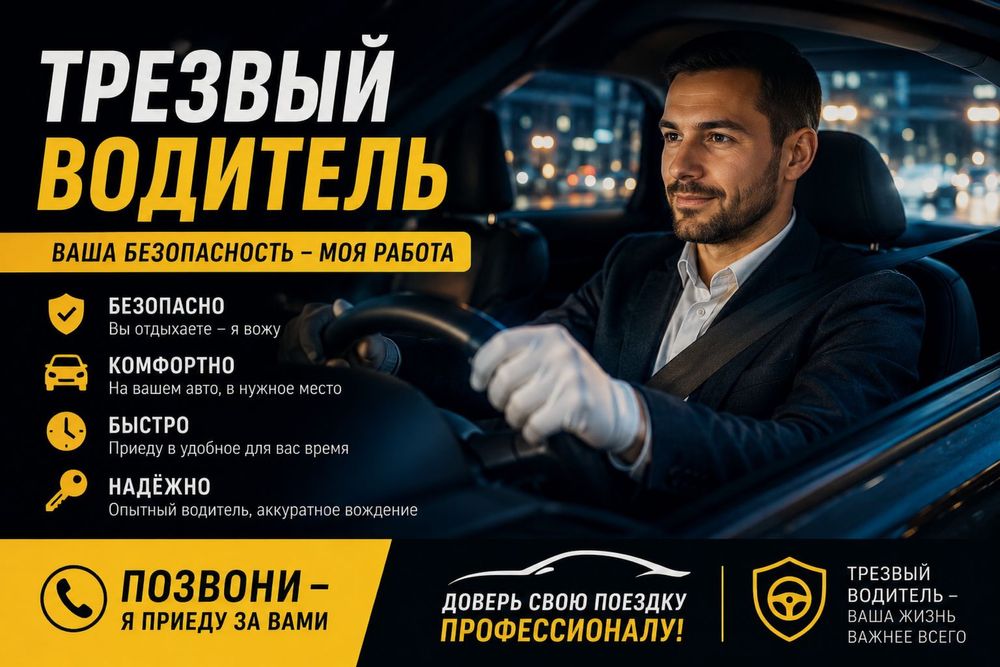 Трезвый Водитель Алматы