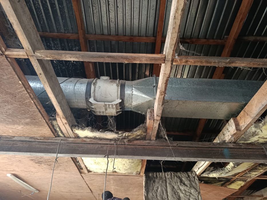 Вытяжка в покрасочный бокс