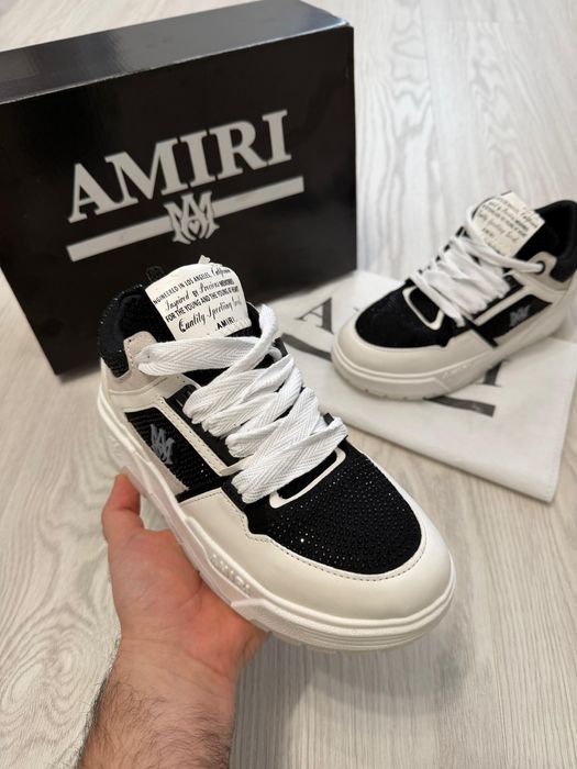 Adidasi AMIRI Laced | Amiri Negrii Cu Pietre | Adidasi Baieti Fete
