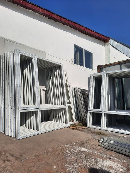 Аюминийвые витражи  Двери Окно