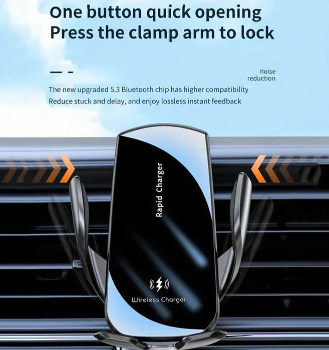 Suport telefon masina,incarcare wireless, montare pe aerisirea masinii