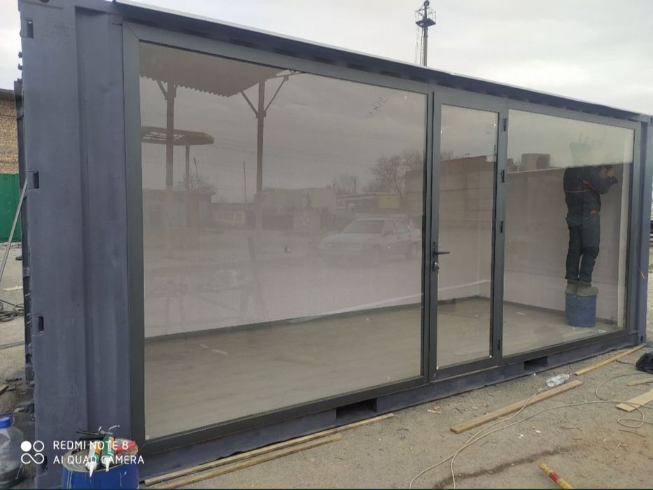 Zamonaviy do'konlar mobil ofislar konteyner