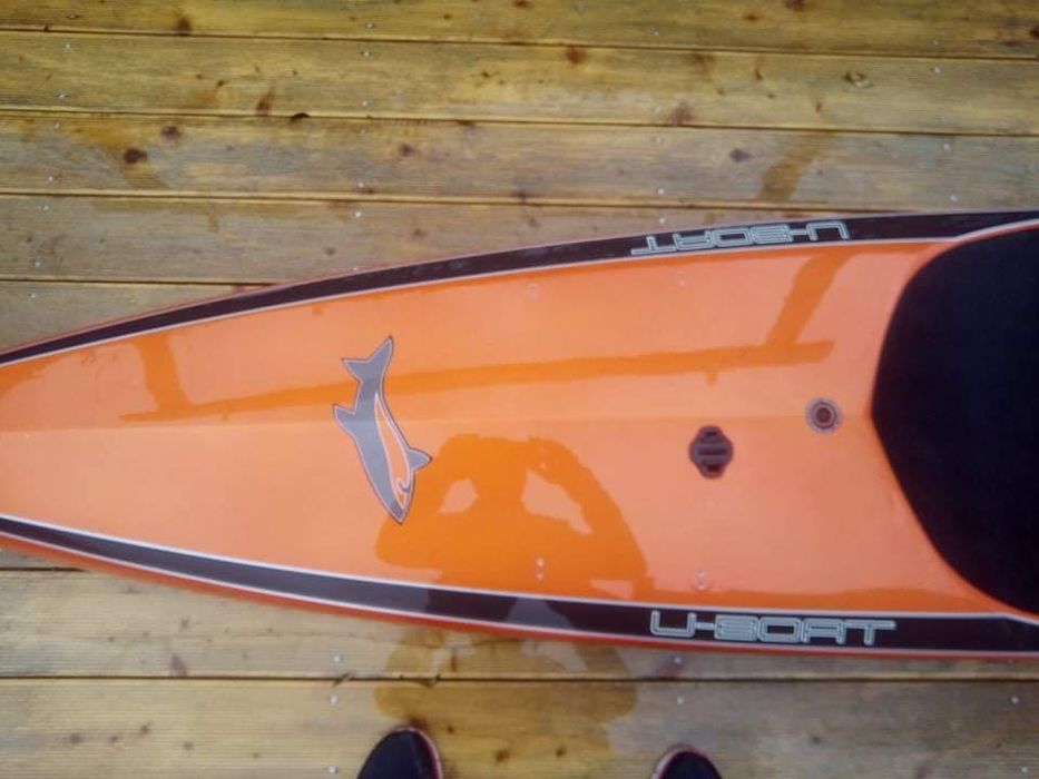 Jimmy Lewis U-boat, 12’6”x25, 223L, карбон, сърф, sup race