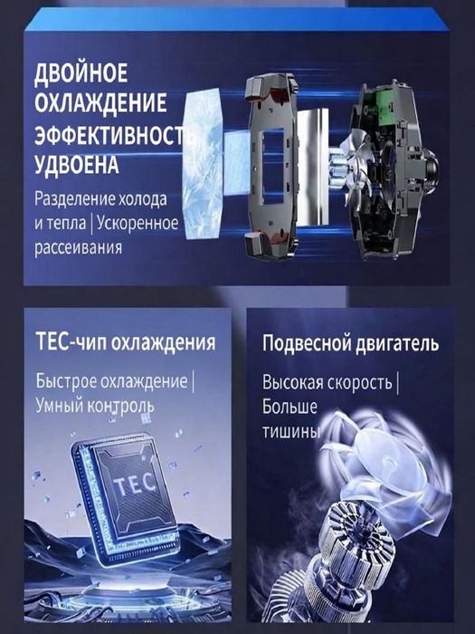 Охладитель для телефона — ледяное охлаждение для  игр, таксистов и стр
