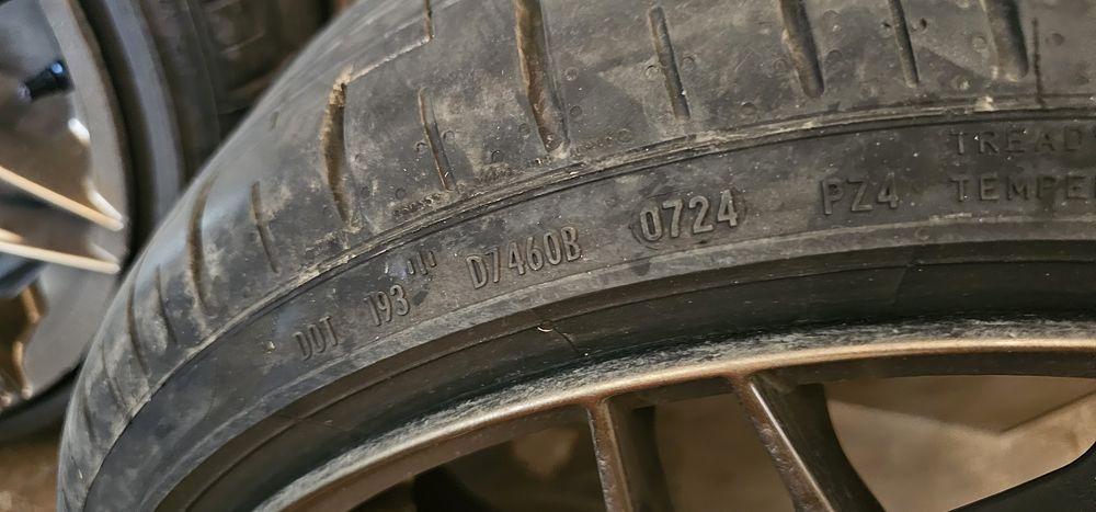 Vand set 4 jante aliaj Dots Suzuka Bronze 18" + anvelope Pirelli