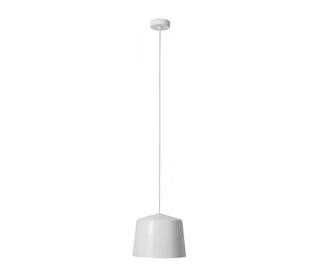 Lustră nouă din metal Tchibo (albă) + bec LED cu dimmer