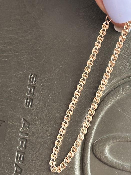 Цепь красное золото 585