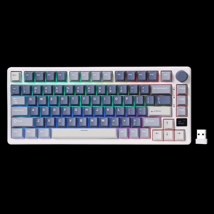 Tastatură Mecanică Gaming Wireless RK Royal Kludge M75 RGB (Nouă, Gasket Mount)