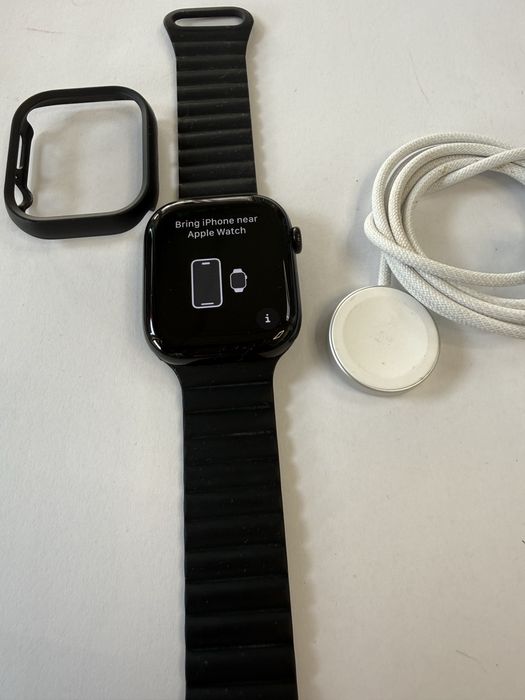 Apple watch s10 64gb gps 46mm 100% батерия!Перфектен!