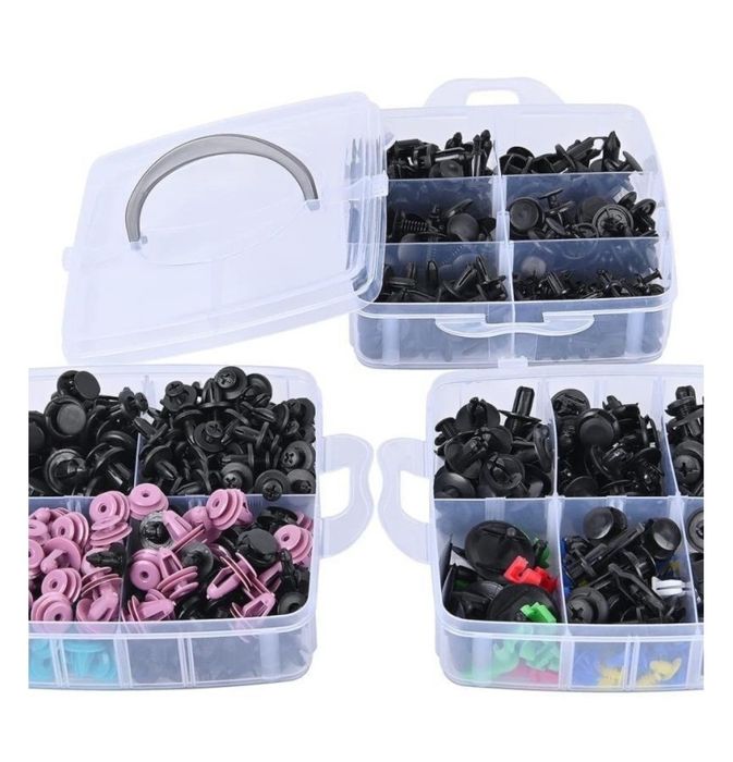 Набор клипс и инструментов для авто