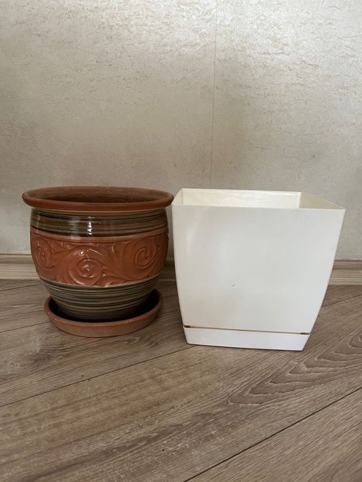 Комнатные цветы и горшки