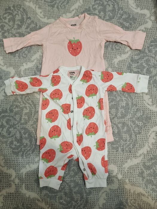 Lot hainute bebe fetita marimea 62, 6 piese, 0-3luni