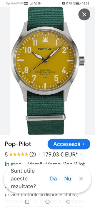 Ceas Pop Pilot Quartz -42,5 mm Nou-Nepurtat! Am Diferite Culori!