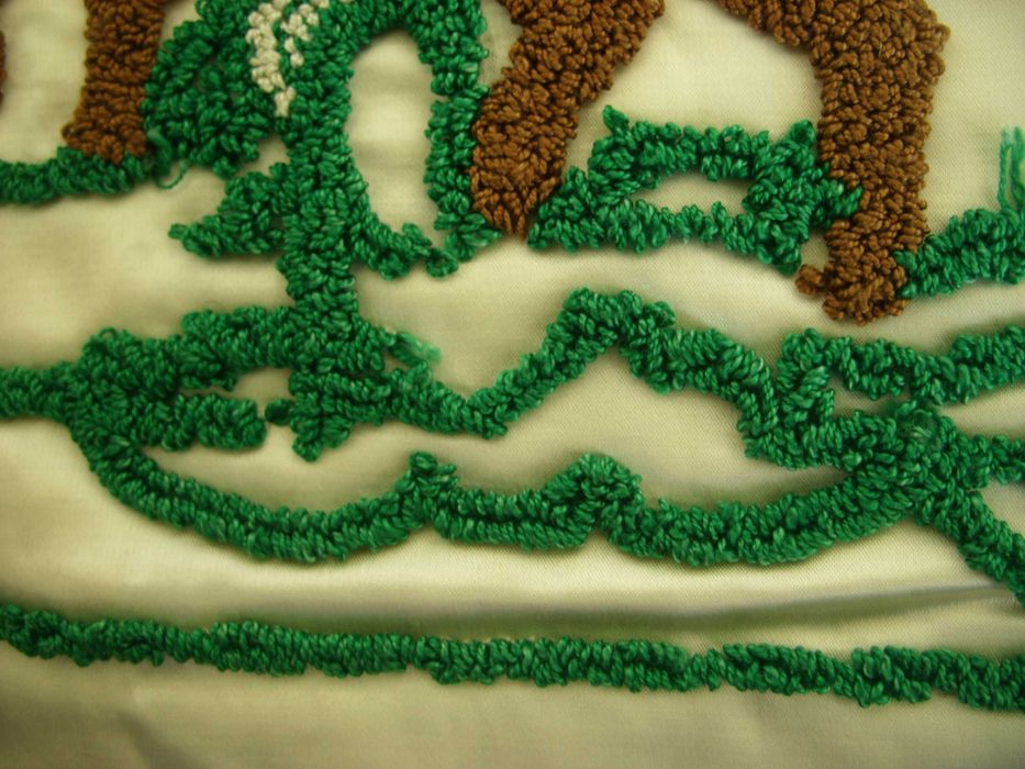 Калъфки, възглавници, ръчно изработени с 3D цветя и елени