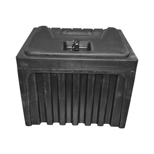 Кутия за инструменти без подпора, черна пластмаса 380x400x500 мм