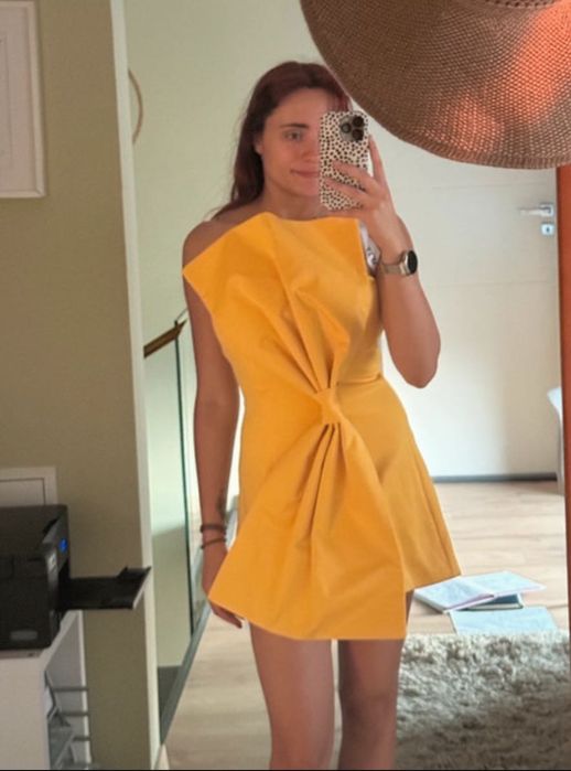 Bella Barnett - Majrela Bowknot Strapless Mini Dress