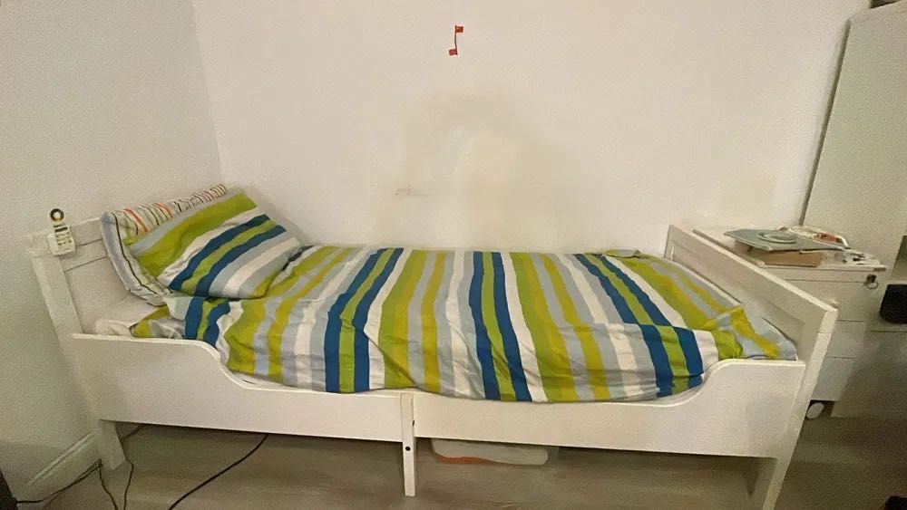 Pat cu lungime variabila pentru copil/adolescent IKEA