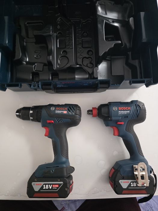 Bosch Professional комбо – GSB 18V-28 + GDX 18V-180, 1