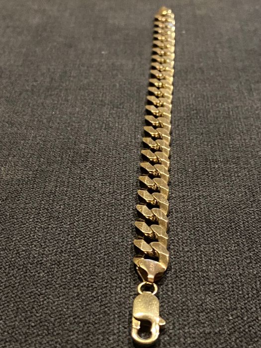 Мъжка златна гривна 14к