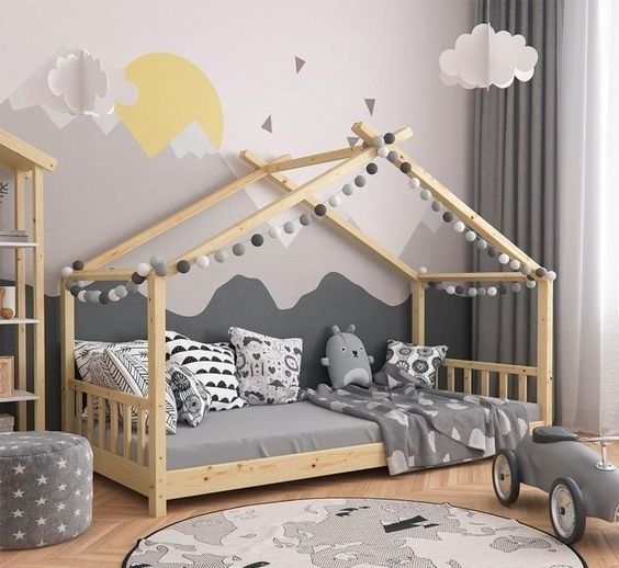 Krovat detski детская кровать площадка