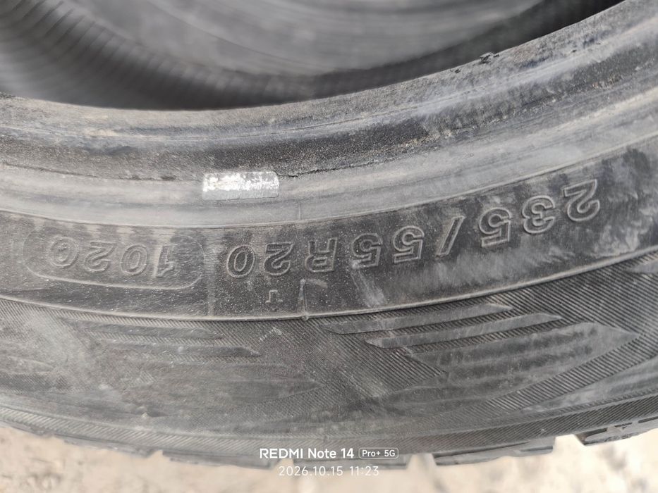 Шина 235/55/20 липучка