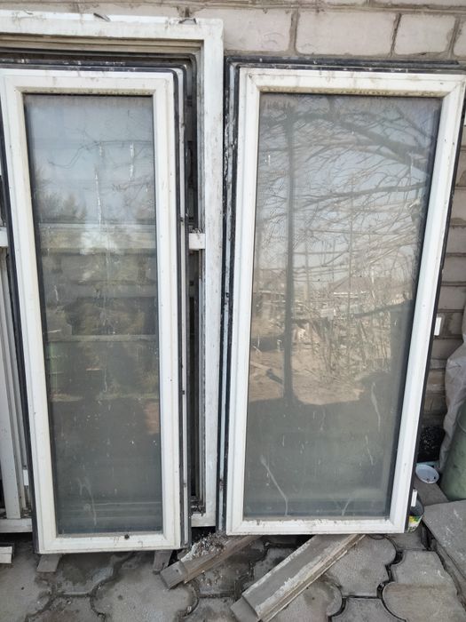 Продам стеклянные окна