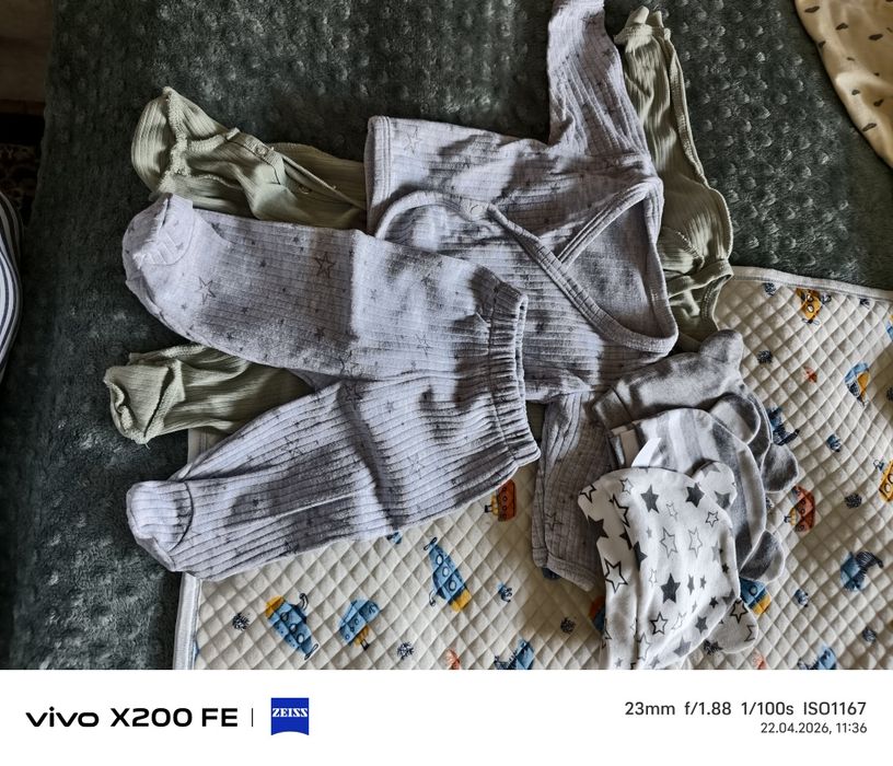 Детская одежда от 0 до 3 месяцев б/у