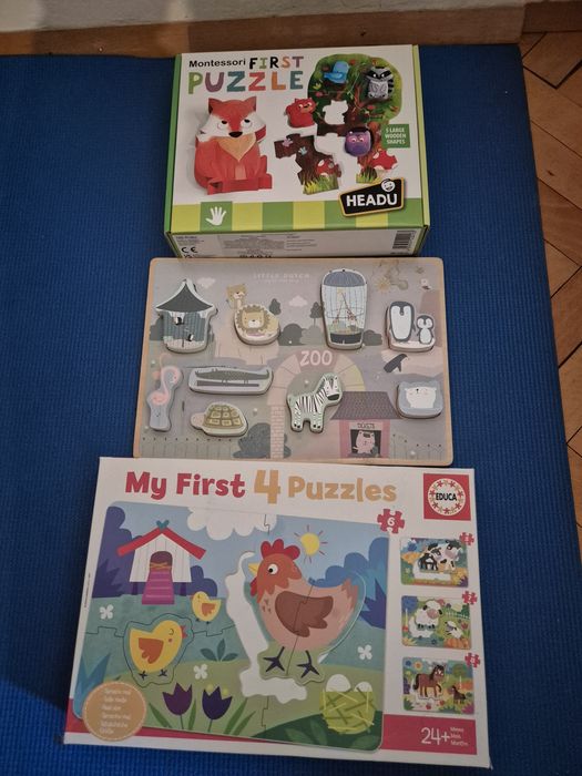 Бебешки пъзели 3 бр.