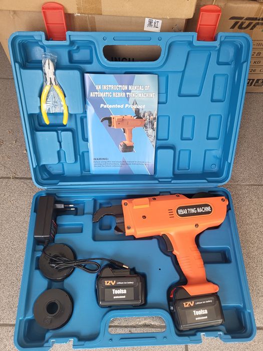 Акумулаторна машина за връзване на арматура