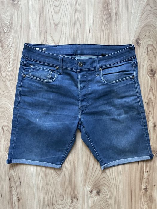 G-Star Raw 3301 slim/мъжки къси дънки W32