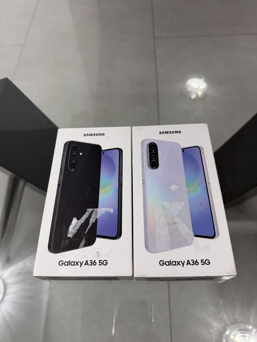 Samsung A36 5G lavender & black 256Gb • NOI / SIGILATE •