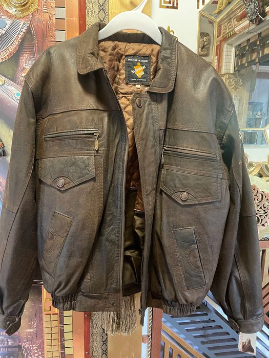 Geacă biker piele