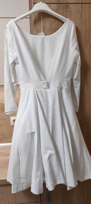 НОВА прекрасна бяла рокля La Redoute