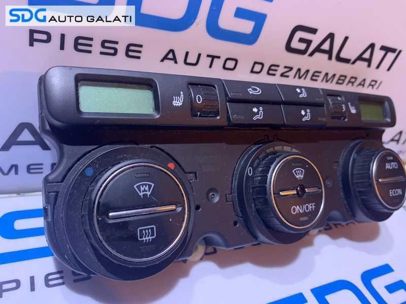Panou Consola Comanda AC Clima Climatronic cu Incalzire in Scaune VW Passat B6 2005 - 2010 Cod 746775-33V 3C0907044AH