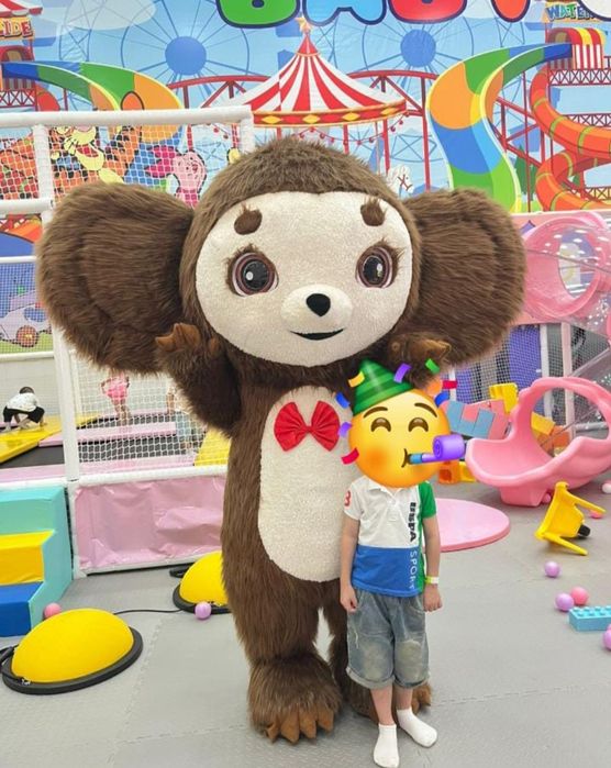 Надувные куклы Умка и Панда.