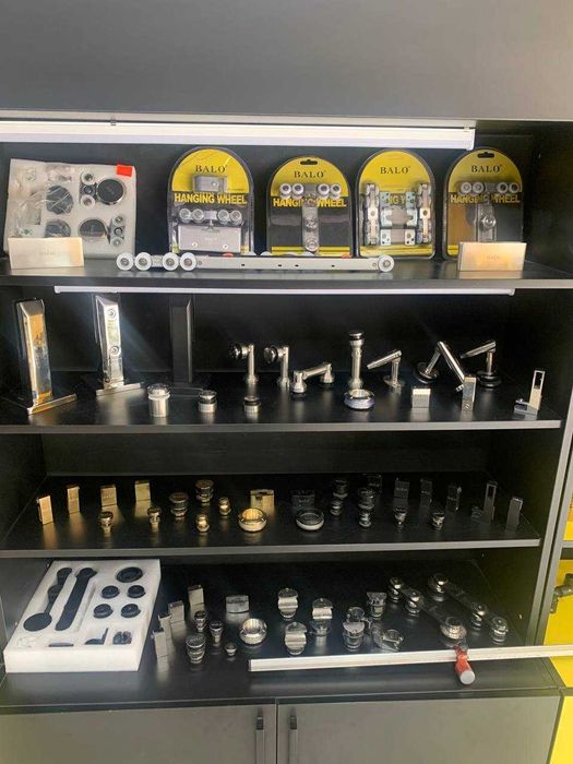 Аксессуары для стеклянных дверей доводчик петля ручка раздвижной замок