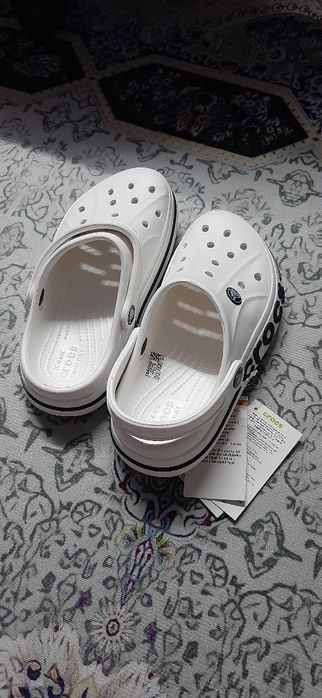 Кроксы белые 35-36