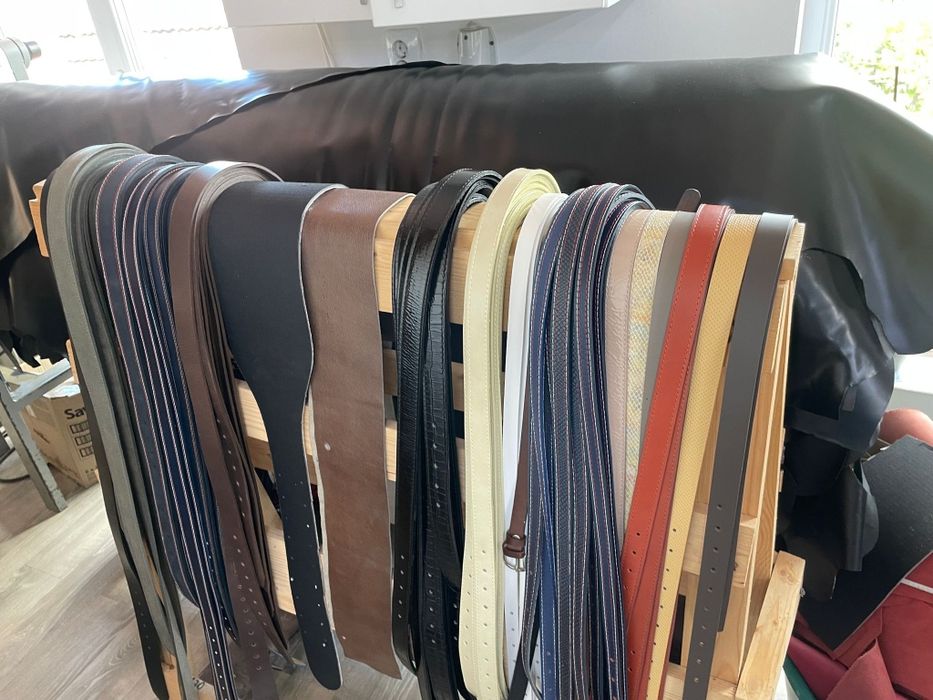 Chimir * Brâu * Șerpar din piele naturala (3 catarame)